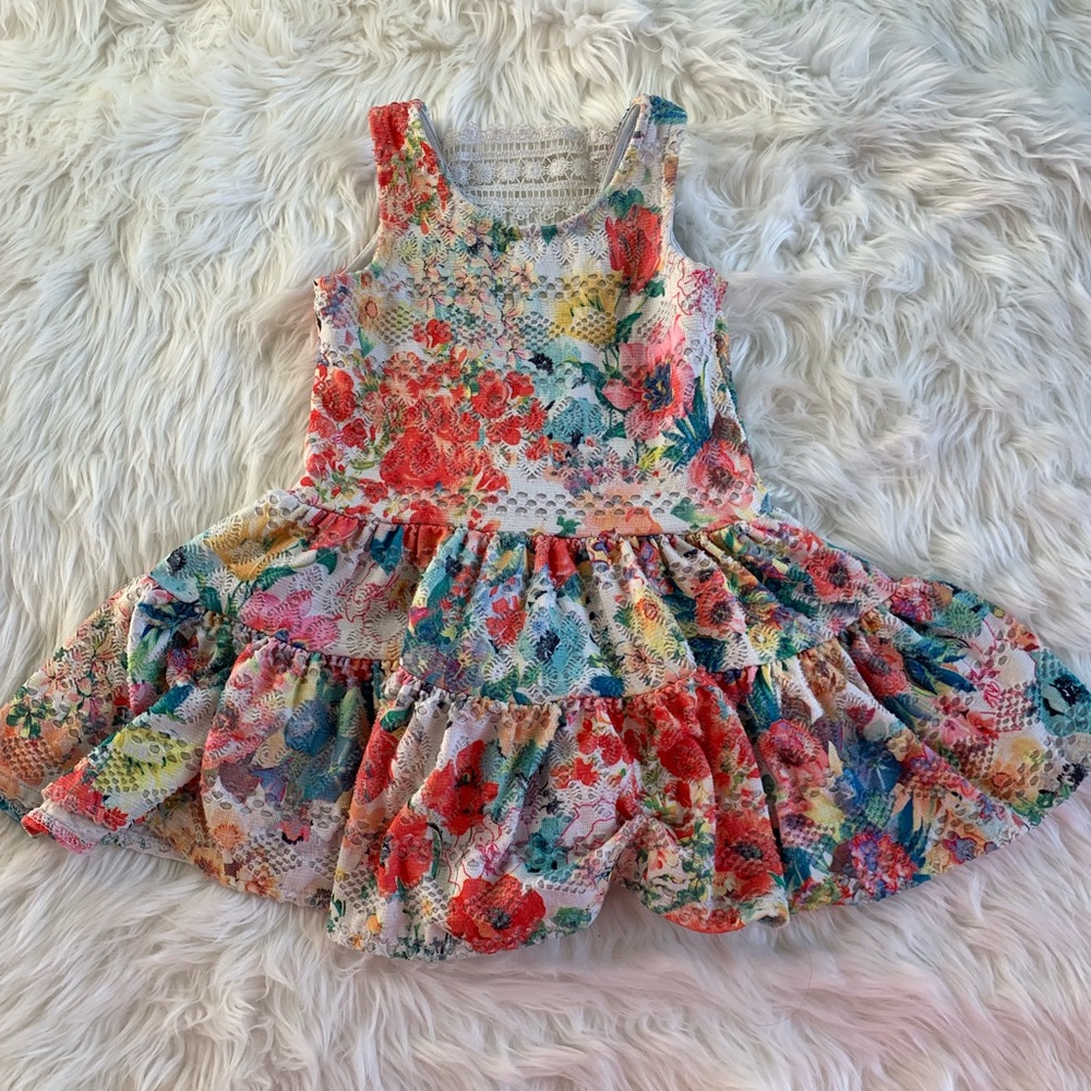 EUC Rare Editions Toddler Floral Dress